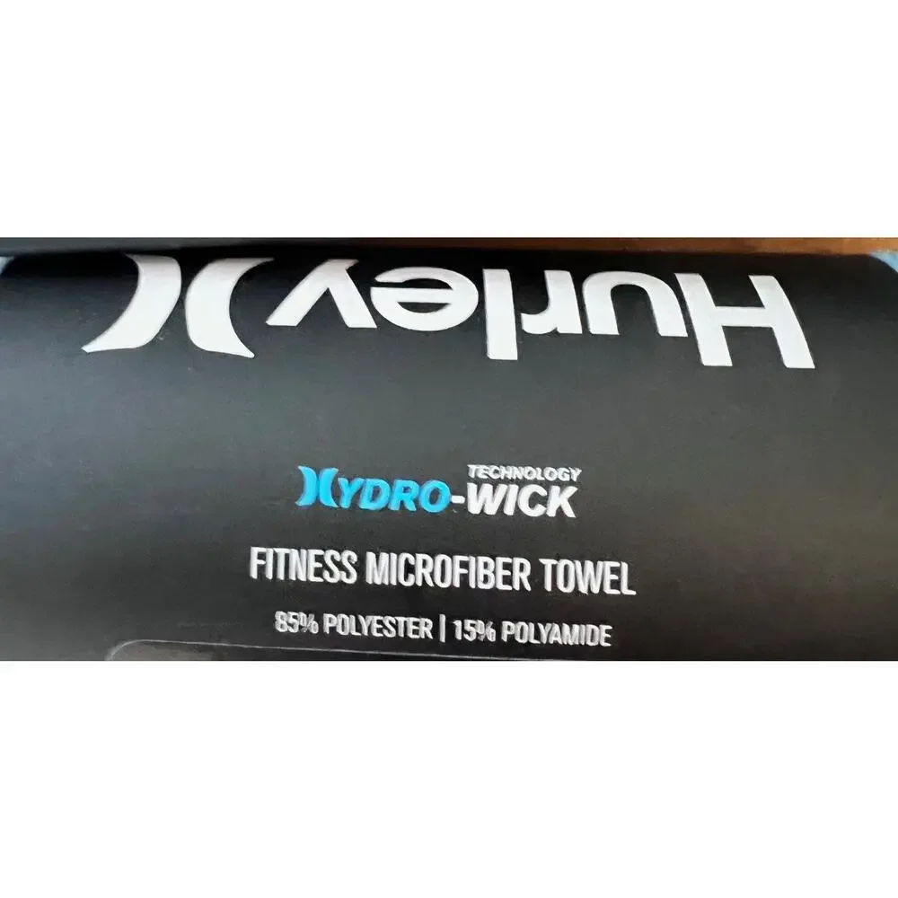 Hurley Aurora Green Hydro-Wick Fitness Microfiber Gym Yoga Outdoor Towel New - Picture 3 of 4